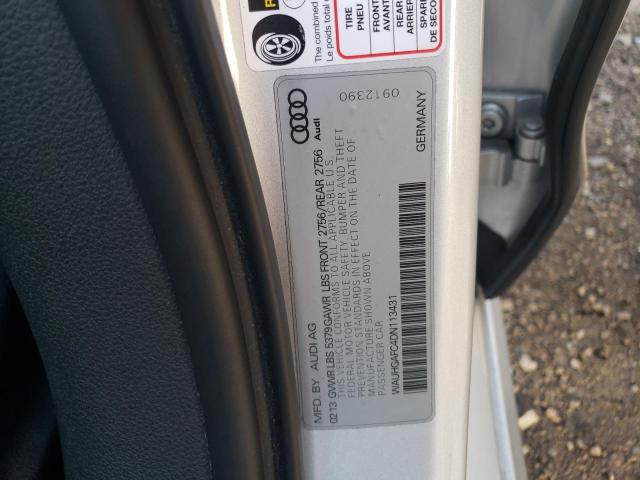 WAUHGAFC4DN113431 - 2013 AUDI A6 PRESTIGE ვერცხლისფერი ფოტო 13