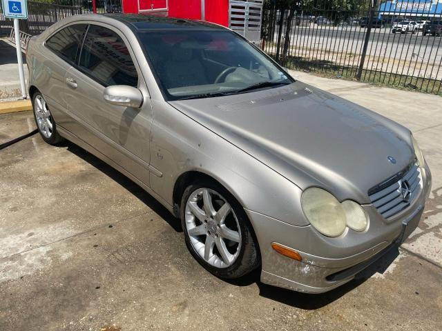 WDBRN40J03A452732 - 2003 MERCEDES-BENZ C 230K SPORT COUPE TAN photo 1