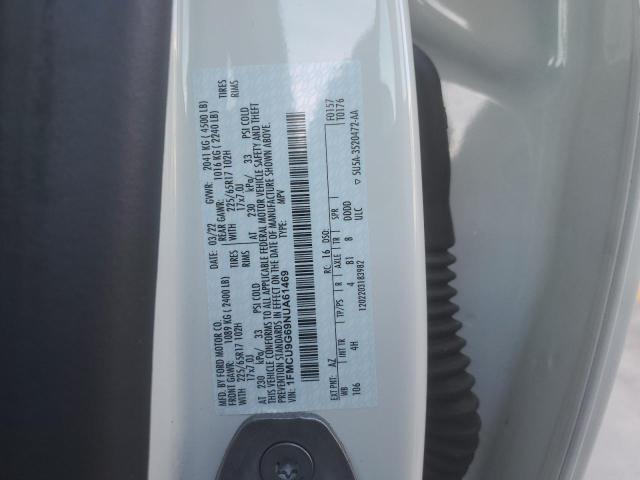 1FMCU9G69NUA61469 - 2022 FORD ESCAPE SE WHITE photo 13