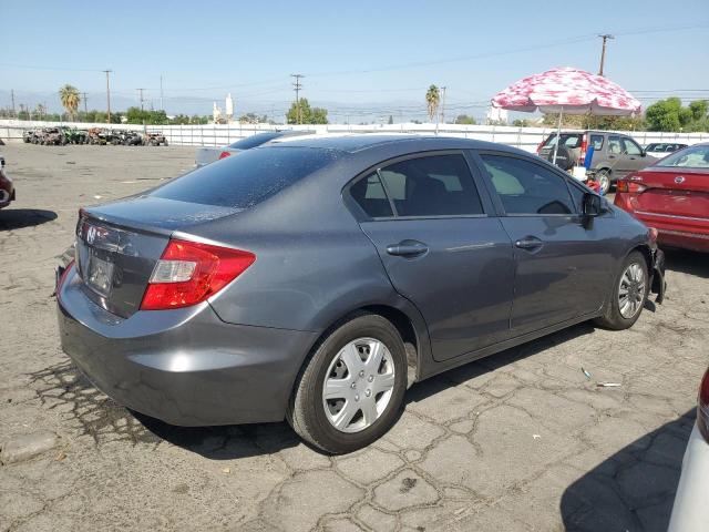 19XFB2F59CE388098 - 2012 HONDA CIVIC LX CHARCOAL photo 3