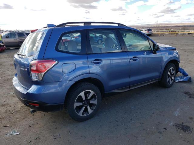 JF2SJABC9JH466890 - 2018 SUBARU FORESTER 2.5I BLUE photo 3