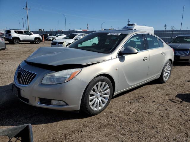 W04GT5GC1B1006500 - 2011 BUICK REGAL CXL SILVER photo 1