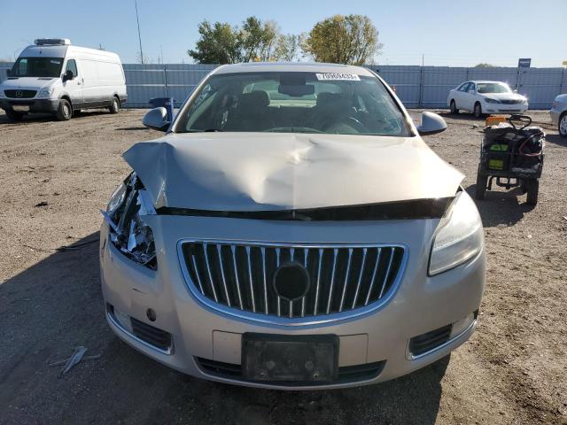 W04GT5GC1B1006500 - 2011 BUICK REGAL CXL SILVER photo 5