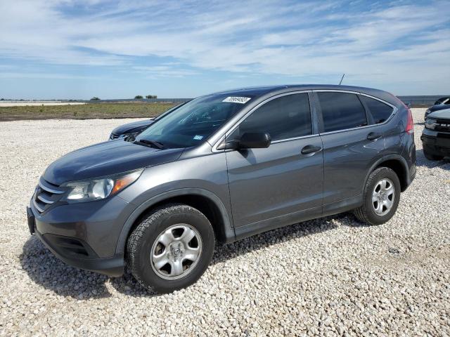 3CZRM3H31EG702093 - 2014 HONDA CR-V LX GRAY photo 1