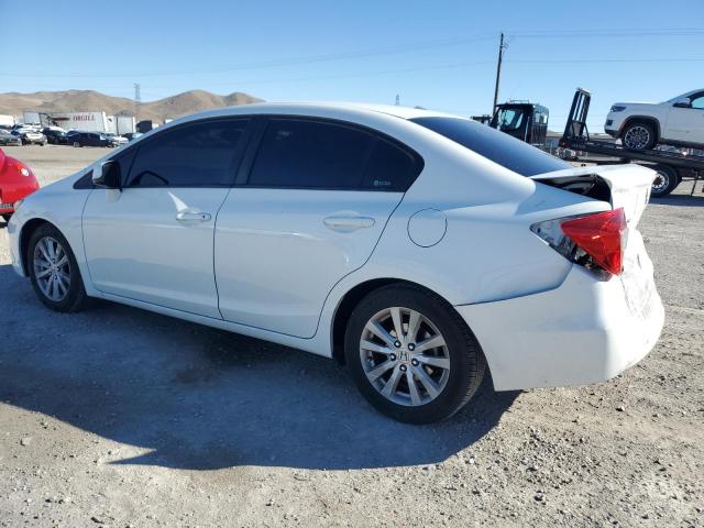 2HGFB2F81CH552279 - 2012 HONDA CIVIC EX WHITE photo 2