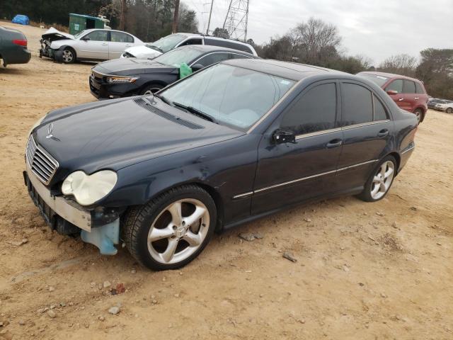 WDBRF40J55F607777 - 2005 MERCEDES-BENZ C 230K SPORT SEDAN BLUE photo 1