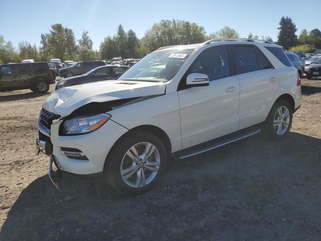 4JGDA5HB4DA221159 - 2013 MERCEDES-BENZ ML 350 4MATIC WHITE photo 1