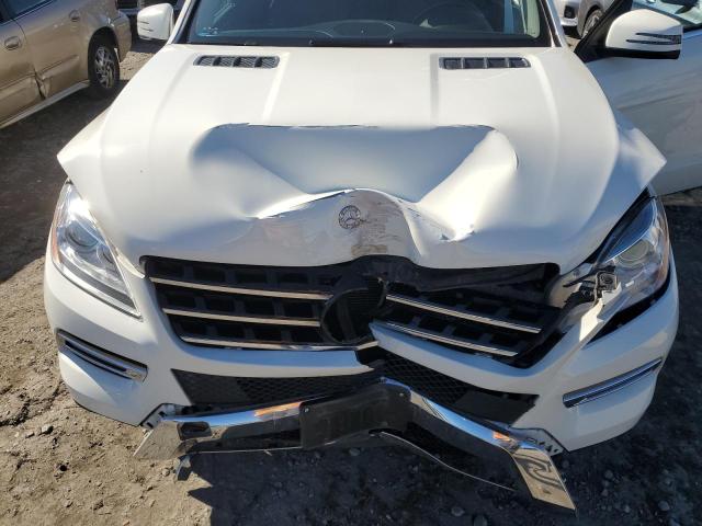 4JGDA5HB4DA221159 - 2013 MERCEDES-BENZ ML 350 4MATIC WHITE photo 11