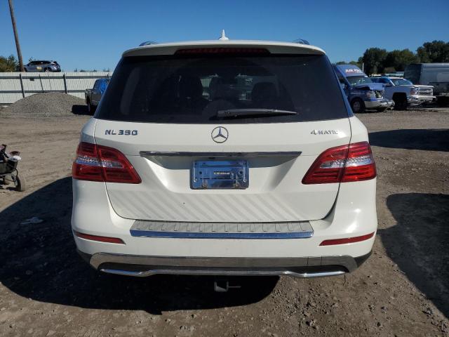 4JGDA5HB4DA221159 - 2013 MERCEDES-BENZ ML 350 4MATIC WHITE photo 6