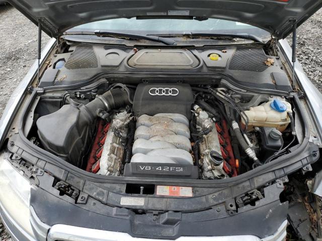 WAULV94E09N006645 - 2009 AUDI A8 4.2 QUATTRO SILVER photo 11