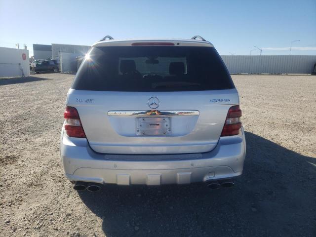 4JGBB77E28A432393 - 2008 MERCEDES-BENZ ML 63 AMG SILVER photo 6