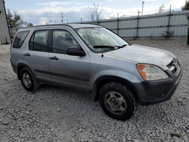 JHLRD68443C017265 - 2003 HONDA CR-V LX GRAY photo 4