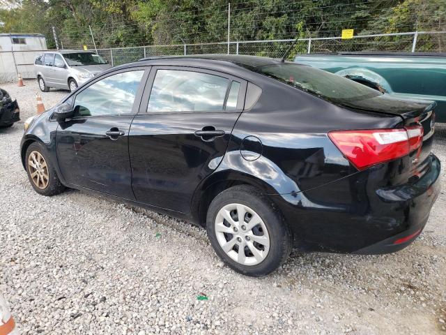 KNADM4A38E6417065 - 2014 KIA RIO LX BLACK photo 2