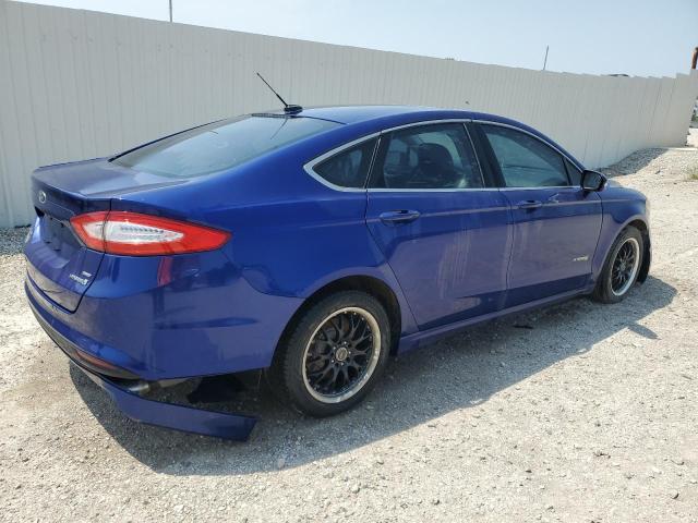 3FA6P0LU1DR321156 - 2013 FORD FUSION SE HYBRID BLUE photo 3