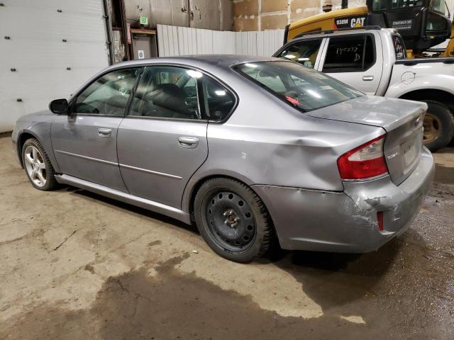 4S3BL626497233808 - 2009 SUBARU LEGACY 2.5I LIMITED SILVER photo 2