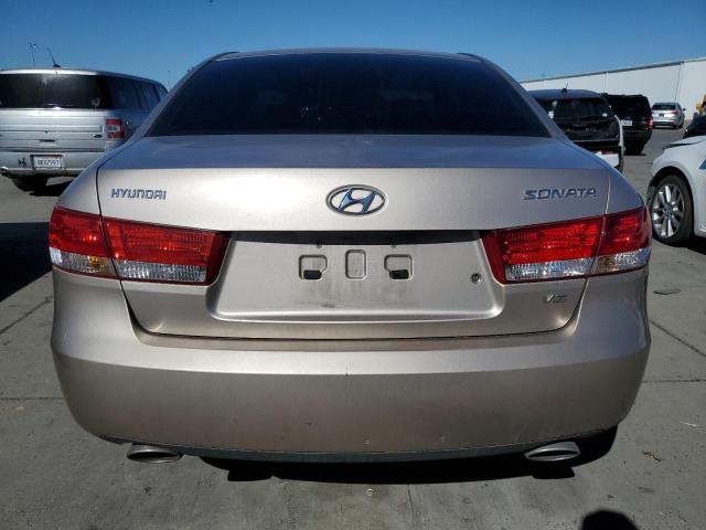 5NPEU46F16H036658 - 2006 HYUNDAI SONATA GLS GOLD photo 6