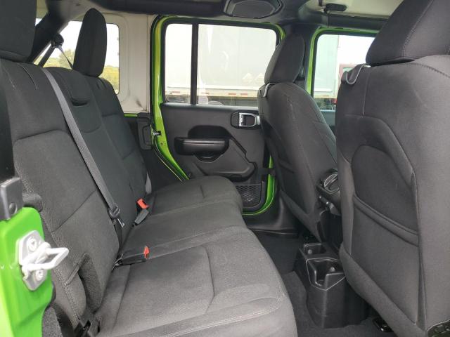 1C4HJXDG0KW509750 - 2019 JEEP WRANGLER UNLIMITED SPORT Grün Foto 10