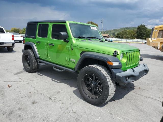 1C4HJXDG0KW509750 - 2019 JEEP WRANGLER UNLIMITED SPORT Grün Foto 4