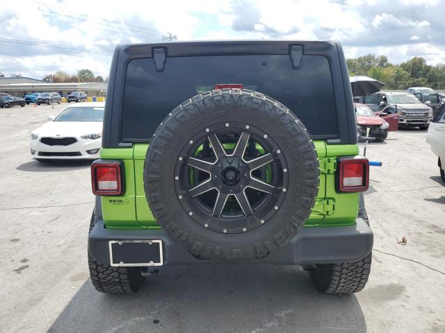1C4HJXDG0KW509750 - 2019 JEEP WRANGLER UNLIMITED SPORT Grün Foto 6