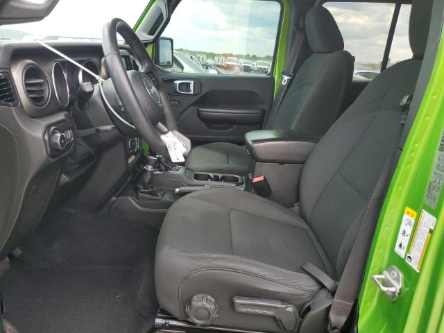 1C4HJXDG0KW509750 - 2019 JEEP WRANGLER UNLIMITED SPORT Grün Foto 7