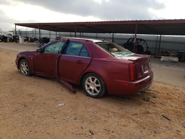 1G6DC67A550206578 - 2005 CADILLAC STS BURGUNDY photo 2