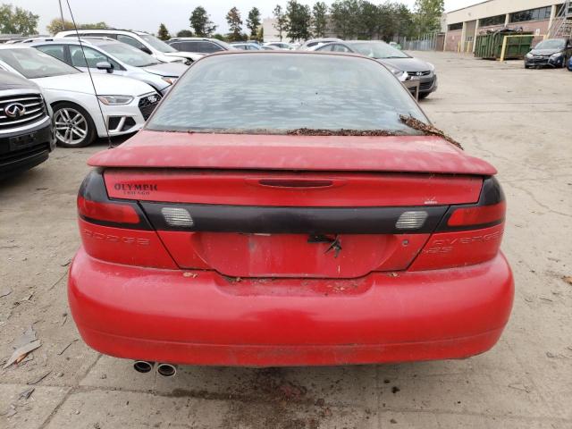 4B3AU52N7TE288346 - 1996 DODGE AVENGER ES RED photo 6