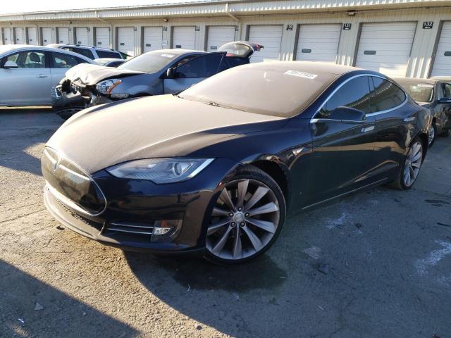 5YJSA1CN1DFP25357 - 2013 TESLA MODEL S 黑色 照片 1
