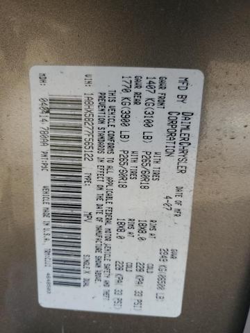 1A8HX58277F565122 - 2007 CHRYSLER ASPEN LIMITED 金色 照片 13