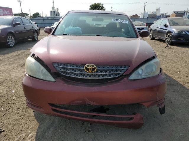 4T1BE30K32U009179 - 2002 TOYOTA CAMRY LE BURGUNDY photo 5