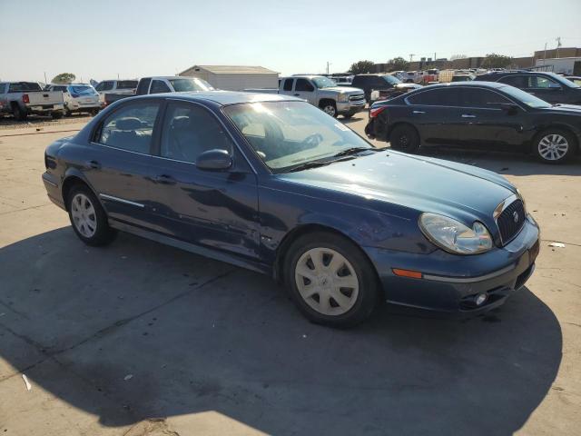 KMHWF35H53A820125 - 2003 HYUNDAI SONATA GLS BLUE photo 4