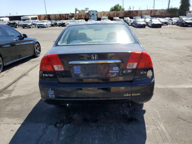 2HGES26771H573430 - 2001 HONDA CIVIC EX BLACK photo 6