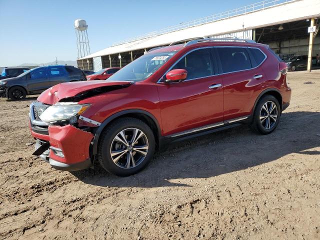5N1AT2MT5HC749863 - 2017 NISSAN ROGUE S RED photo 1