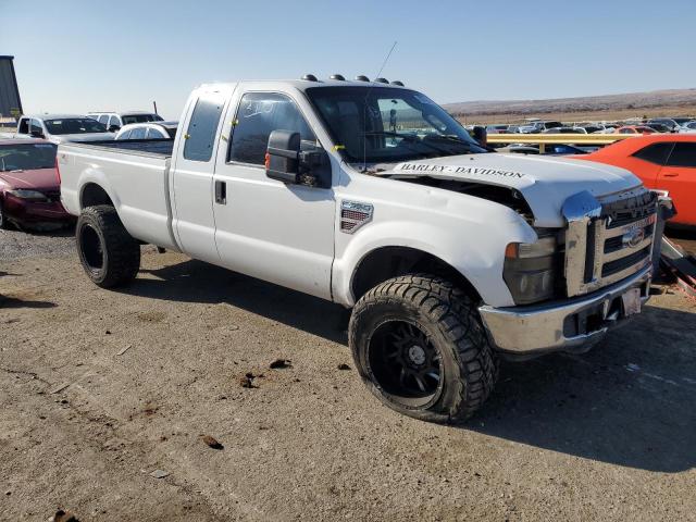 1FTWX31R88EB61862 - 2008 FORD F350 SRW SUPER DUTY WHITE photo 4