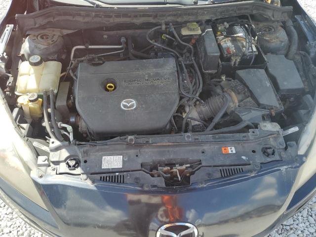 JM1BL1VG3B1498929 - 2011 MAZDA 3 I შავი ფოტო 11