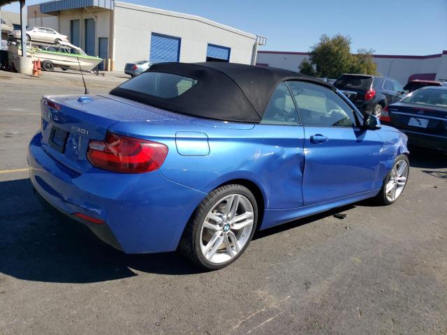 WBA2K9C51HV647050 - 2017 BMW 230I BLUE photo 3