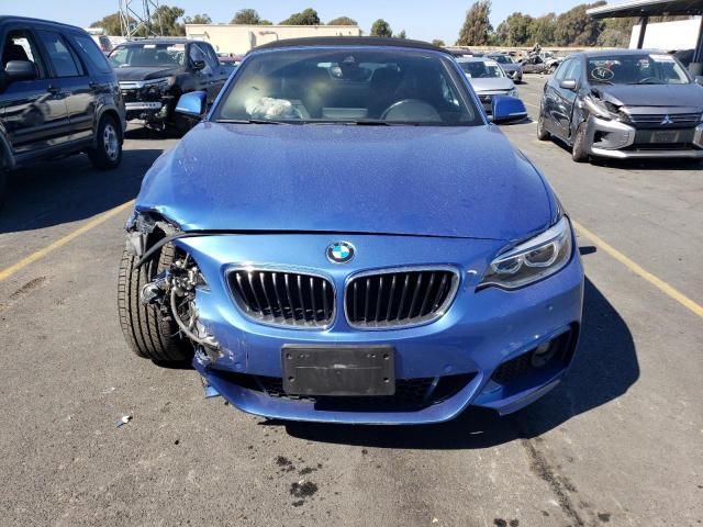 WBA2K9C51HV647050 - 2017 BMW 230I BLUE photo 5