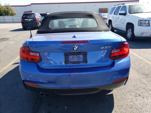 WBA2K9C51HV647050 - 2017 BMW 230I BLUE photo 6