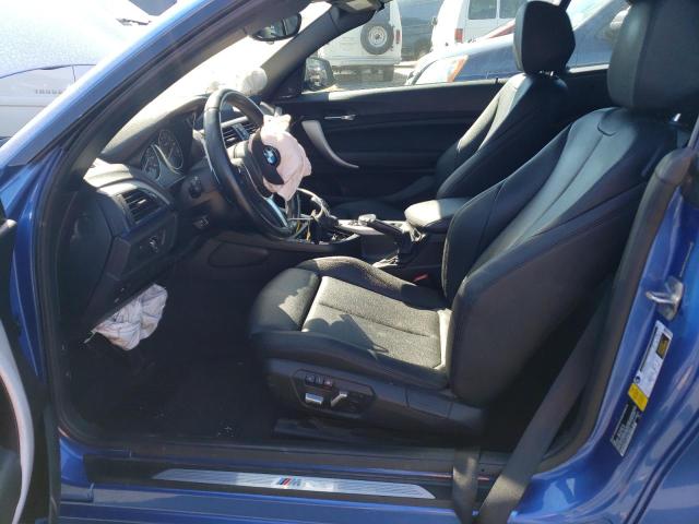 WBA2K9C51HV647050 - 2017 BMW 230I BLUE photo 7