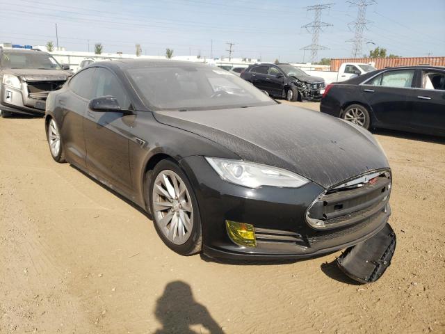 5YJSA1AC5DFP10748 - 2013 TESLA MODEL S BLACK photo 4