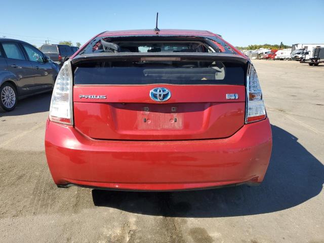 JTDKN3DU8B0274395 - 2011 TOYOTA PRIUS RED photo 6