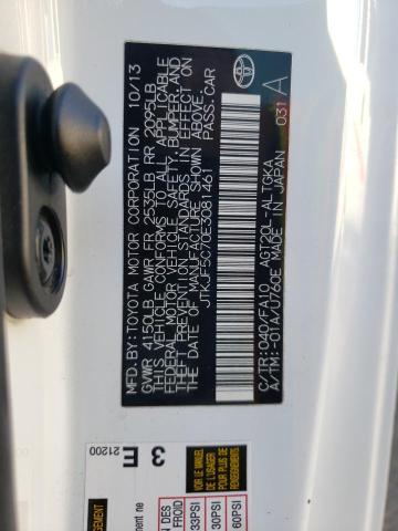 JTKJF5C70E3081461 - 2014 TOYOTA SCION TC Ağ foto 13