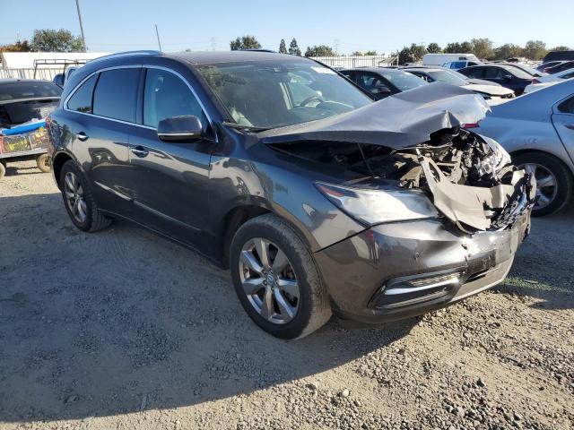 5FRYD4H98GB005894 - 2016 ACURA MDX ADVANCE GRAY photo 4