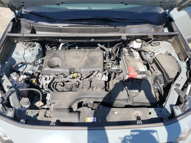 JTMP1RFV7ND087298 - 2022 TOYOTA RAV4 XLE GRAY photo 12