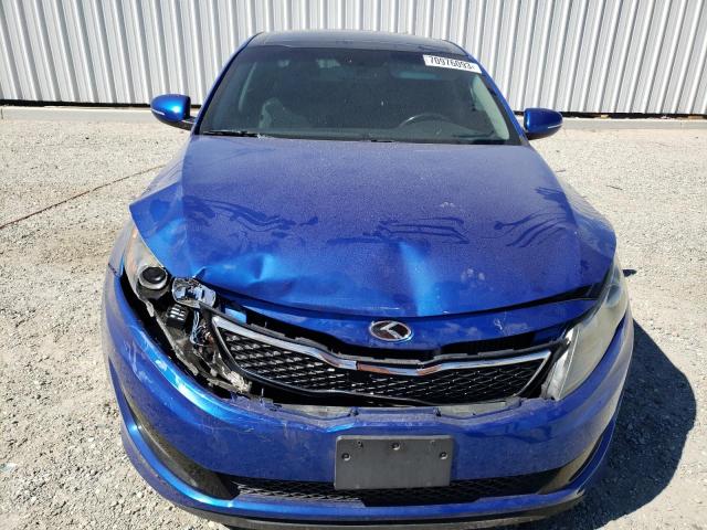 5XXGR4A69DG221017 - 2013 KIA OPTIMA SX BLUE photo 5