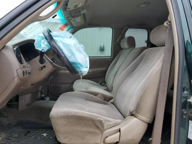 5TBRT34112S228309 - 2002 TOYOTA TUNDRA ACCESS CAB მწვანე ფოტო 7