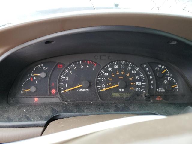 5TBRT34112S228309 - 2002 TOYOTA TUNDRA ACCESS CAB მწვანე ფოტო 9