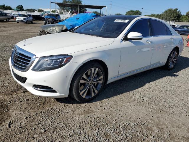 WDDUG8CB4FA136004 - 2015 MERCEDES-BENZ S 550 WHITE photo 1