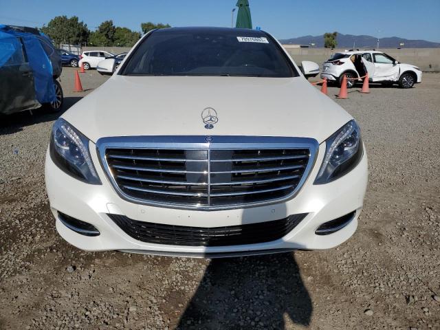 WDDUG8CB4FA136004 - 2015 MERCEDES-BENZ S 550 WHITE photo 5