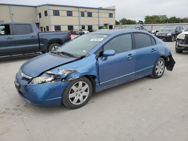 1HGFA16597L104044 - 2007 HONDA CIVIC LX BLUE photo 1