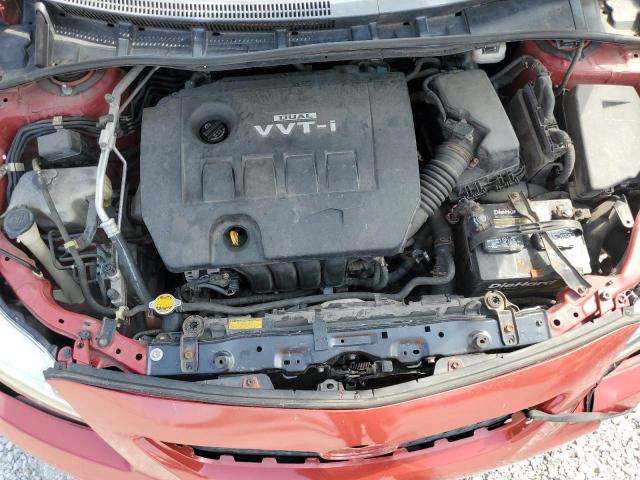 1NXBU4EE7AZ229001 - 2010 TOYOTA COROLLA BASE 红色 照片 11